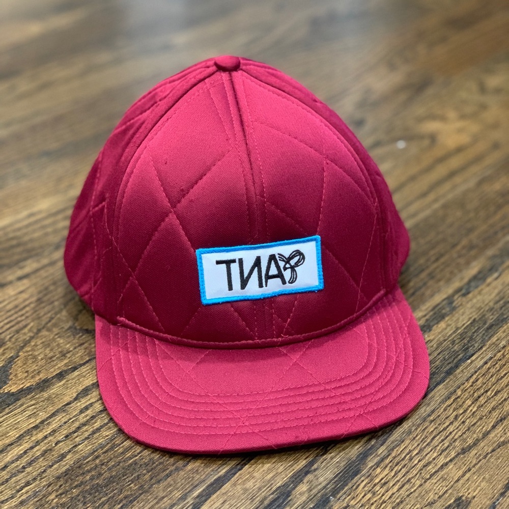New Aritzia TNA Dark Red/Burgundy Cap Hat